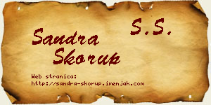 Sandra Skorup vizit kartica